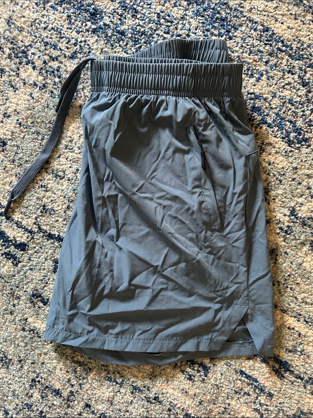 Men's Athletic Shorts — Slate Blue Performance Trunk